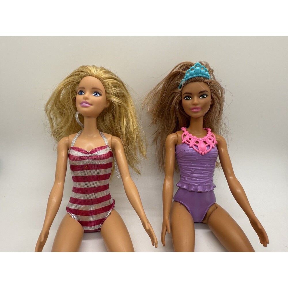2019-2020 Barbie Advent Calendar#GFF61 & 2021 Barbie Dreamtopia HGR03 ~2 Barbies